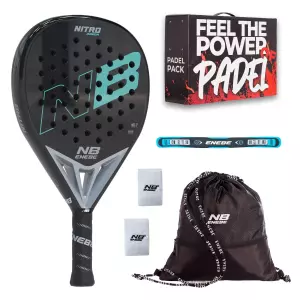 PACK ENEBE NITRO GREEN JUNIOR PADEL