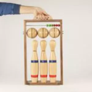 Juego de bolos con marco 30 cm
