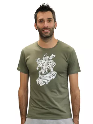 CAMISETA ROX R-BALA NIÑO - 8 AÑOS, VERDE MILITAR#