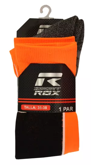CALCETIN ROX R-RUNNING - 43-46, NARANJA FLUOR