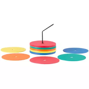 SET 25 CIRCULOS MARCAJE ANTI SLIP 15 CM DELIMITADOR DISCOS