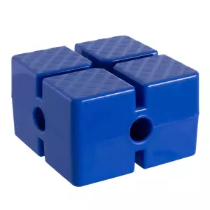 LADRILLO CUADRADO CON SOPORTE PARA PICA Y ARO