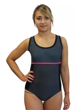 BAÑADOR SQUBA PLUS CATALINA MUJER - L, ANTRACITA#