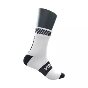 CALCETINES VIBOR-A MEDIA CAÑA - NEGRO/AMARILLO FLUOR, 43-46