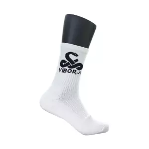 CALCETINES VIBOR-A MEDIA CAÑA PREMIUM - BLANCO, 39-42