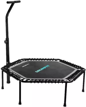 Drumfit Jump 920 Trampolín de fitness cama elástica. 92 cm de diámetro. Base de 6 patas. Máximo peso del usuario 100 Kg. CAMA ELASTICA