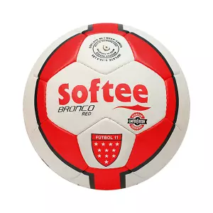 BALON SOFTEE BRONCO LIMITED EDITION - FUTBOL 7, ROJO