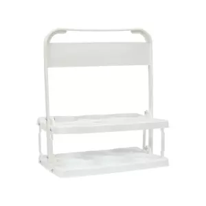 PORTABOTELLAS PVC BASICA  6UDS BLANCO
