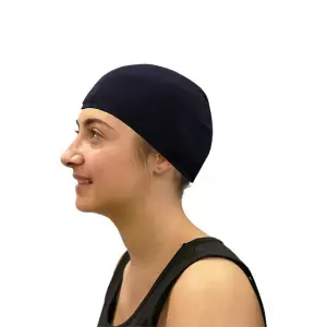 GORRO NATACION POLIESTER SOFTEE SENIOR - MARINO, SENIOR