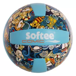 BALÓN VOLEIBOL SOFTEE COMIC TALLA 5