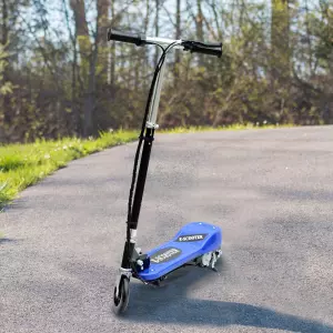 Patinete Eléctrico Plegable tipo Scooter con Manillar Ajustable - Color Azul - 81.5x37x96cm