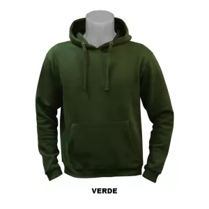 SUDADERA C/CAPUCHA FLEX - L, VERDE