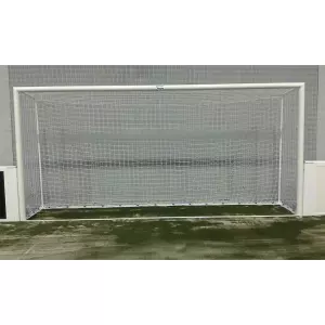 JUEGO PORTERIAS FUTBOL INDOOR METALICAS TRASLADABLES TUBO 100 MM#