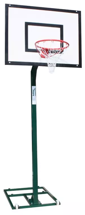 JUEGO CANASTAS MINIBASKET MONOTUBULAR CON RUEDAS -SIN TABLERO, ARO NI CONTRAPESO-