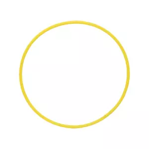 HULA HOOP - AMARILLO,75CM