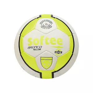 BALON SOFTEE BRONCO LIMITED EDITION - SALA 62, AMARILLO FLUOR FUTBOL