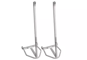 POSTES BADMINTON ACERO. CON BASE, CONTRAPESO Y RUEDAS. JUEGO.