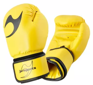 GUANTES BOXEO KIDS AMARILLO JUSPORTS 8/10/12/14/16 ONZAS