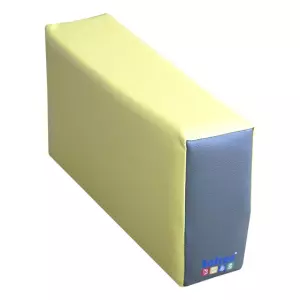 FIGURA MINI RECTANGULO 50X25X12,5 CM - AMARILLO/GRIS,