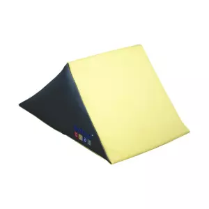 FIGURA MINITRIANGULO 25X25X25 CM - AMARILLO/GRIS,