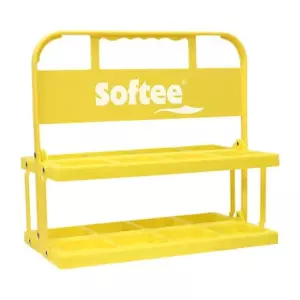 PORTABOTELLAS PLEGABLE PARA 8 BOTELLAS 750 ML - AMARILLO, 8 BTLL