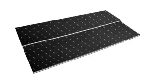 TAPIZ 100 X 50 X 3CM DE GROSOR - NEGRO/BLANCO/NEGRO, 100X50X3 CM