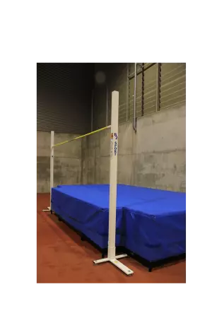 Saltómetro salto de altura competición fabricado acorde I.A.A.F.