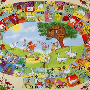 Tapiz del juego de la oca
