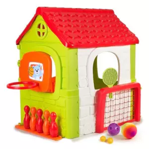 Casa Feber Multiactividades House 6 en 1CASITA INFANTIL 233X133X124 CM