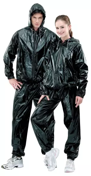 TRAJE DE SAUNA CON CAPUCHA