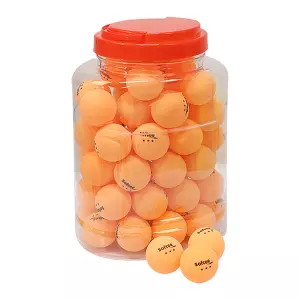 TARRO 60 PELOTAS TENIS DE MESA SOFTEE 40MM  NARANJA/amarilla PING PONG PELOTAS