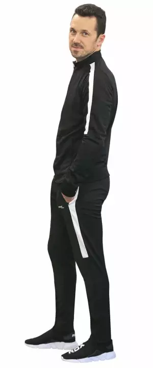 CHANDAL SOFTEE TEAM  ADULTO - NEGRO/BLANCO, L