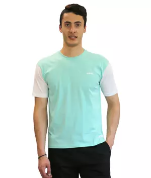 CAMISETA SOFTEE FIT LIGHT - S, VERDE/BLANCO#