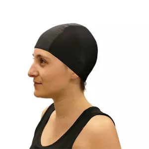 GORRO NATACION LICRA SOFTEE SENIOR - SENIOR, NEGRO