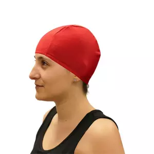 GORRO NATACION LICRA SOFTEE SENIOR - SENIOR, ROJO
