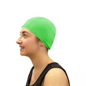 GORRO NATACION LICRA SOFTEE SENIOR - SENIOR, VERDE