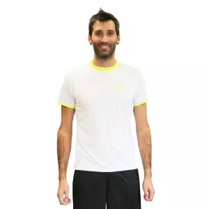 CAMISETA SOFTEE GALAXY NIÑO - 4 AÑOS, BLANCO/VERDE FLUOR