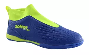 ZAPATILLA SOFTEE FUTBOL SALA GLOVE - ROYAL/AMARILLO FLUOR, 33#