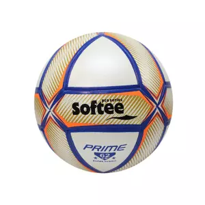 BALON FUTBOL SALA SOFTEE PRIME HIBRIDO - SALA 62, BLANCO/AZUL/NARANJA/ORO