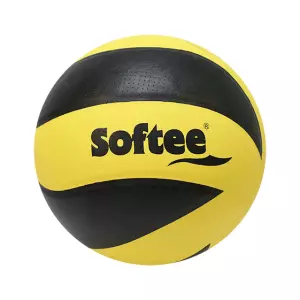BALON VOLEY SOFTEE TORNADO - VOLEY, AMARILLO/NEGRO