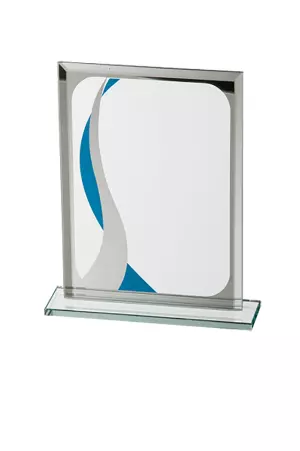 TROFEO METACRILATO ALISIO - 17CM, TRANSPARENTE