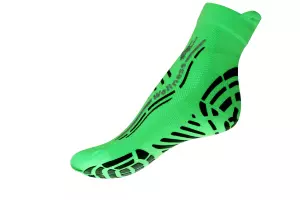 Calcetín WELLNESS classic. Color VERDE/NEGRO Talla ADULTO: M (38-41)