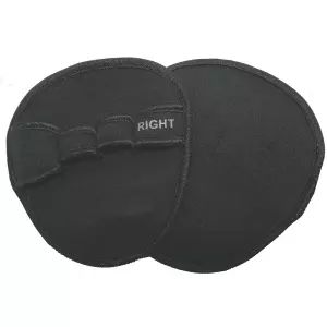 Calleras fitness en neoprene con refuerzo anti-deslizante. Color negro