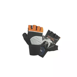 Guantes halterofilia mod. AT-GEL. refuerzo de GEL. con soporte muñeca. Talla XL