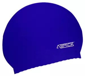 Gorro natacion latex en bolsa. azul marino