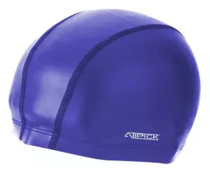 Gorro natacion poliuretano. bolsa. Azul