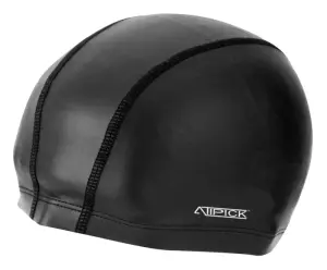 Gorro natacion poliuretano. bolsa. Negro