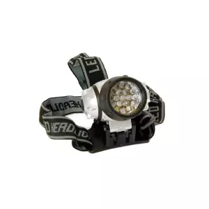 Linterna frontal 19 led + 3 AAA Linterna frontal impermeable, 19 LEDS 3 combinaciones + 3 x LR03-AAA