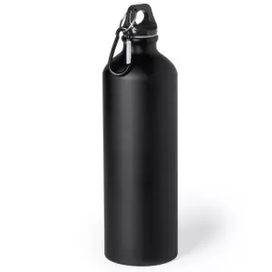 Bidón aluminio 800 ml. NEGRO