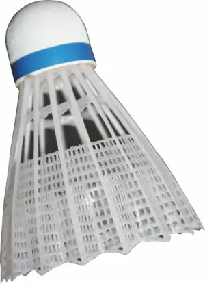 Tubo 6 volantes badminton. velocidad media (azul)